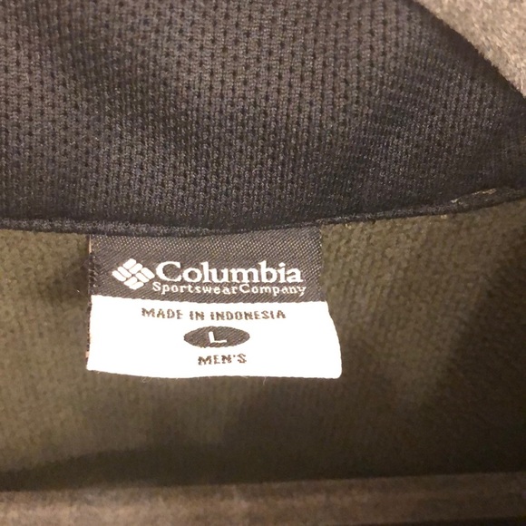 Columbia Hunter Green 1/4 Zip Pullover - Large - Picture 3 of 5